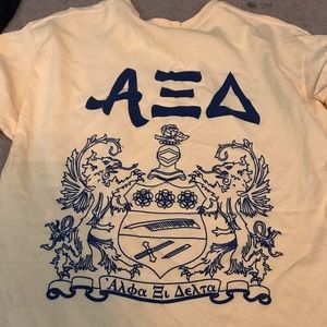 Alpha Xi crest shirt